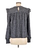 Ann Taylor LOFT Gray Long Sleeve Blouse Size M - photo 2