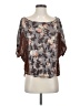 Assorted Brands Brown 3/4 Sleeve T-Shirt Size S - photo 1