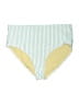 Old Navy Chevron-herringbone Yellow Swimsuit Bottoms Size 2X - photo 1