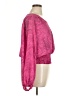 Maison d' Amelie Pink Long Sleeve Blouse Size XL - photo 4