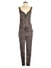 Tiny 100% Rayon Paisley Brown Jumpsuit Size XS - photo 1