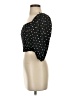 Zara 100% Baumwolle Black 3/4 Sleeve Top Size S - photo 5