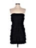 BCBGMAXAZRIA Black Cocktail Dress Size 4 - photo 1