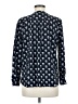 Ann Taylor LOFT Blue Long Sleeve Blouse Size M - photo 2