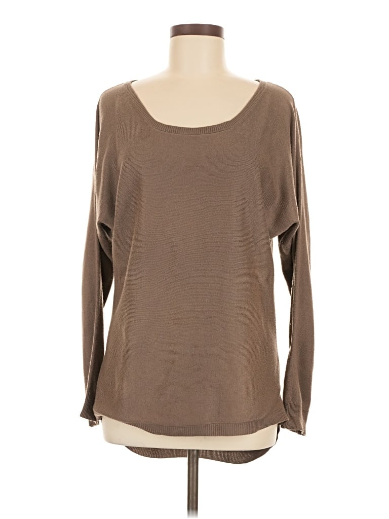 Pre-owned 14th & Union Pullover Sweater In Brown
