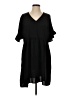 Mittoshop 100% Polyester Solid Black Casual Dress Size S - photo 1