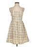 Shein Plaid Tan Casual Dress Size 4 - photo 1