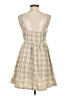 Shein Plaid Tan Casual Dress Size 4 - photo 2