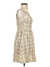 Shein Plaid Tan Casual Dress Size 4 - photo 4