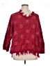 Grace & Emma Stars Red Pullover Sweater Size XL - photo 1