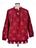 Grace & Emma Stars Red Pullover Sweater Size XL - photo 2