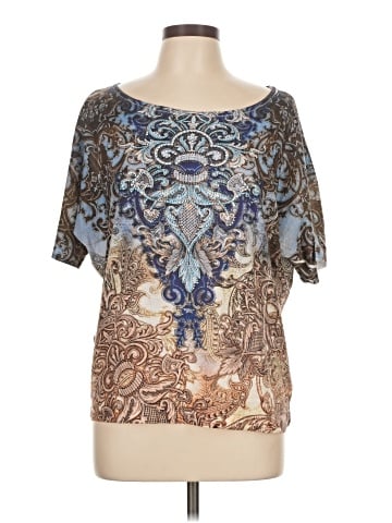 Romeo & Juliet Couture Short Sleeve Blouse (view 1)