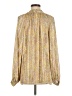 Elan Paisley Gold Long Sleeve Blouse Size M - photo 2