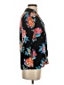 Maeve 100% Rayon Floral Black 3/4 Sleeve Blouse Size 0 - photo 4