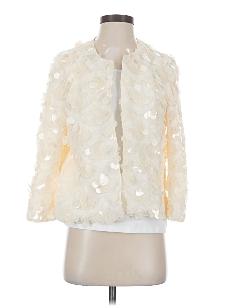 Pre-owned Dolce Cabo Cardigan Sweater In White