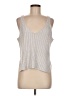 Cupcakes & Cashmere Silver Sweater Vest Size M - photo 1