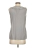 St. John Couture 100% Silk Gray Sleeveless Silk Top Size P (petite) - photo 2