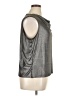 Halogen Metallic Silver Sleeveless Blouse Size XL - photo 4