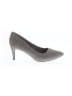 Kelly & Katie Gray Silver Heels Size 8 - photo 1