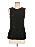 Ann Taylor 100% Polyester Black Sleeveless Top Size M - photo 1