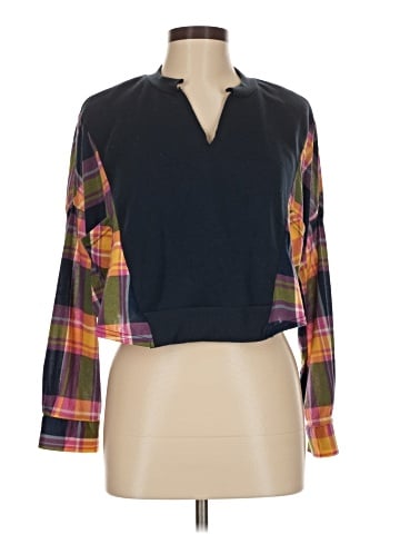 Paper Tee Pullover Sweater (view 1)