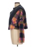 Paper Tee Plaid Purple Pullover Sweater Size M - photo 5