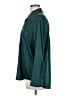 Equipment Color Block Teal Long Sleeve Blouse Size M - photo 5