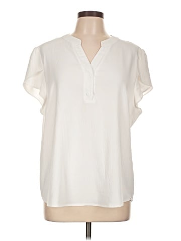 Elie Tahari Short Sleeve Blouse (view 1)