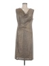 Nine West Metallic Gray Cocktail Dress Size 8 - photo 1