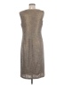 Nine West Metallic Gray Cocktail Dress Size 8 - photo 2