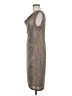 Nine West Metallic Gray Cocktail Dress Size 8 - photo 5