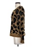 BCBGMAXAZRIA Animal Print Brown Pullover Sweater Size XXS - photo 5
