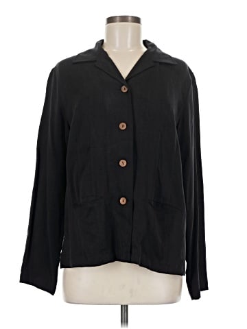 Sigrid Olsen Sport 3/4 Sleeve Button-Down Shirt (view 1)
