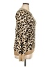 New York & Company 100% Acrylic Animal Print Tan Pullover Sweater Size XL - photo 4