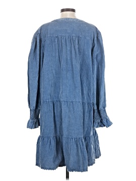 ariel blue dress disney Southern Sky Cutout Back Denim Dress (Blue) M 4/6 main image 0