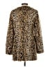 Steve Madden Animal Print Gold Coat Size S - photo 2