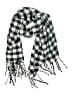 Aerie 100% Polyester Checkered-gingham Black Scarf One size - photo 1