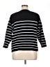 Croft & Barrow Stripes Black Pullover Sweater Size 1X - photo 2