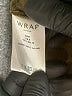 Wrap 100% Linen Solid Brown Jumpsuit Size 4 - photo 4