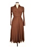 Wray Solid Brown Cocktail Dress Size XL - photo 1