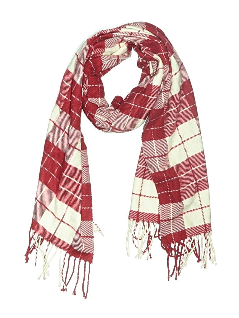 Pre-owned Lands' End Scarf In Red