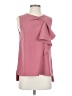 Ted Baker London 100% Polyester Pink Sleeveless Blouse Size 4 (1) - photo 1