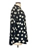 CAbi 100% Polyester Black 3/4 Sleeve Blouse Size S - photo 4