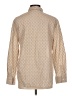 DKNY Jeans Houndstooth Tan Long Sleeve Button-Down Shirt Size M - photo 2