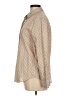 DKNY Jeans Houndstooth Tan Long Sleeve Button-Down Shirt Size M - photo 5