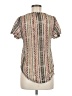 No Strings Attached 100% Polyester Tan Short Sleeve Blouse Size M - photo 2