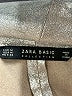Zara Basic Metallic Silver Coat Size M - photo 6