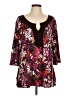 Assorted Brands Burgundy 3/4 Sleeve Blouse Size L (estimated) - photo 1