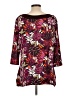 Assorted Brands Burgundy 3/4 Sleeve Blouse Size L (estimated) - photo 2