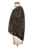 Chloe K 100% Polyester Brown Short Sleeve Blouse Size XS - photo 5